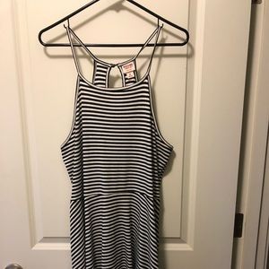 Black and white summer dress